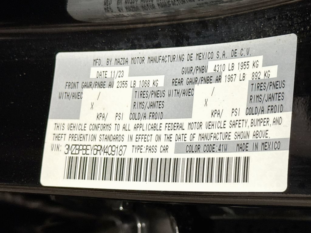 Used 2024 MAZDA MAZDA3 2.5 Turbo Sedan w/Premium Plus AWD/4WD image 34