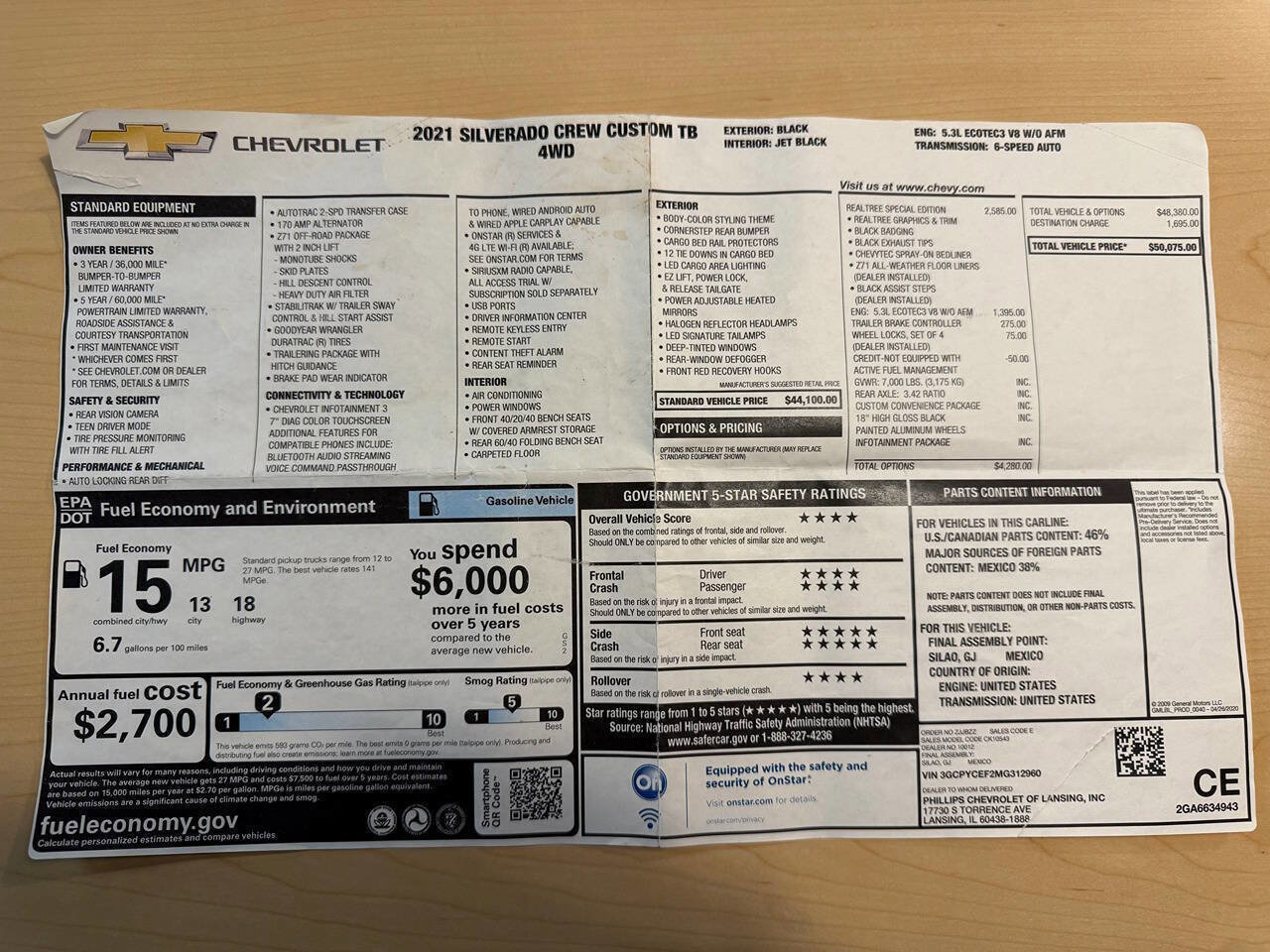 Used 2021 Chevrolet Silverado 1500 Custom Trail Boss w/ Realtree Special Edition image 25