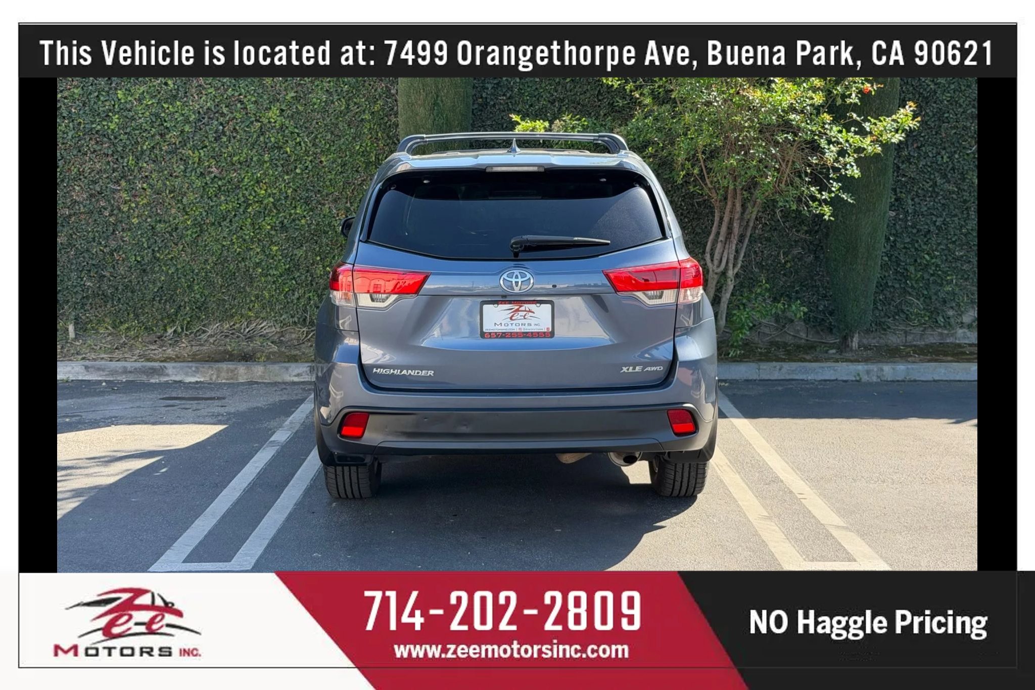 Used 2018 Toyota Highlander XLE w/ Carpet Mat Package (TMS) image 8