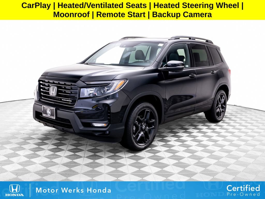Certified 2024 Honda Passport Black Edition