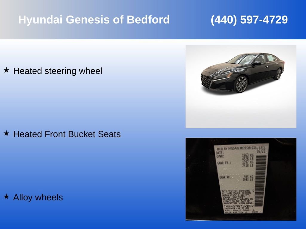 Used 2023 Nissan Altima 2.5 SL FWD image 14