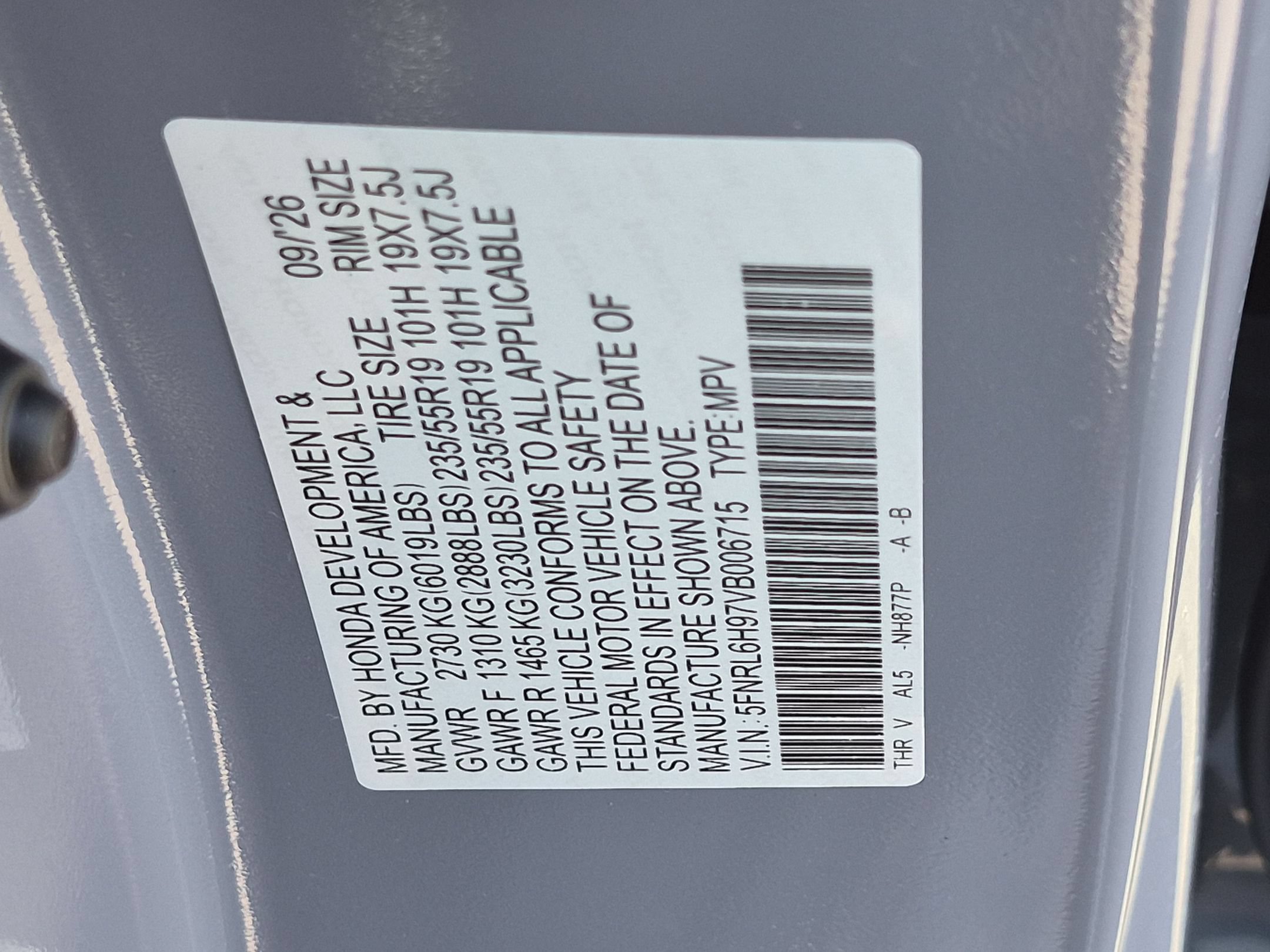 New 2027 Honda Odyssey Elite image 38