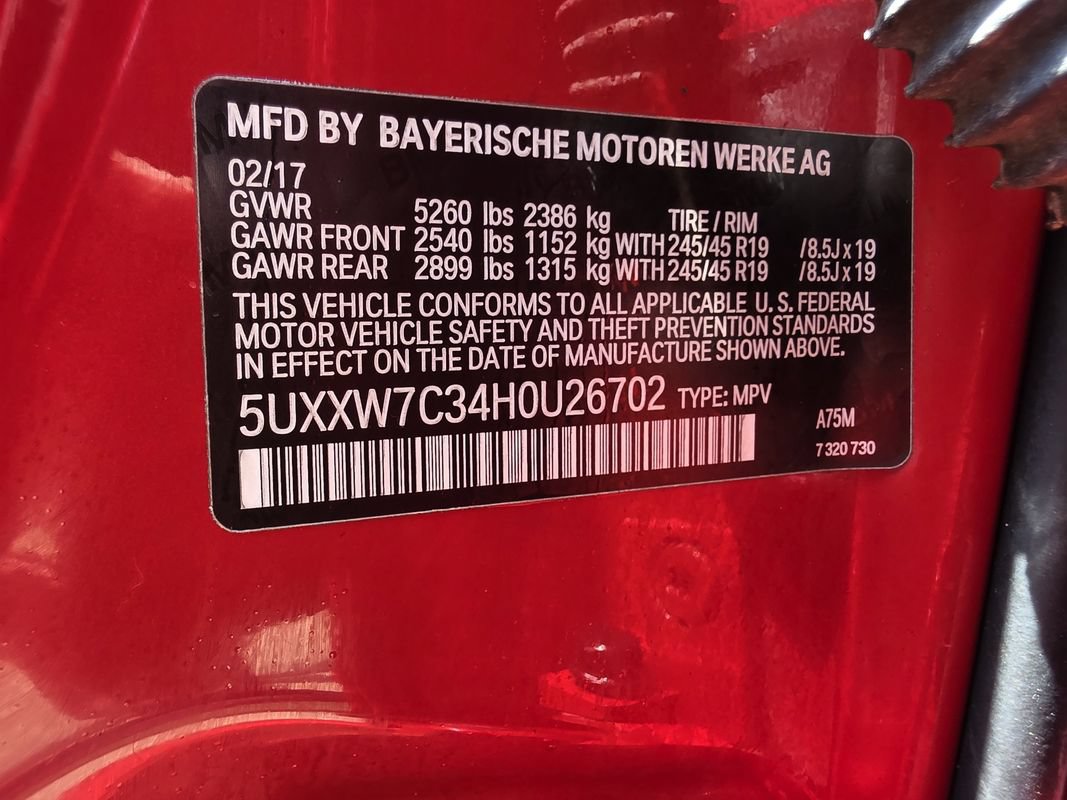 Used 2017 BMW X4 M40i AWD/4WD image 38
