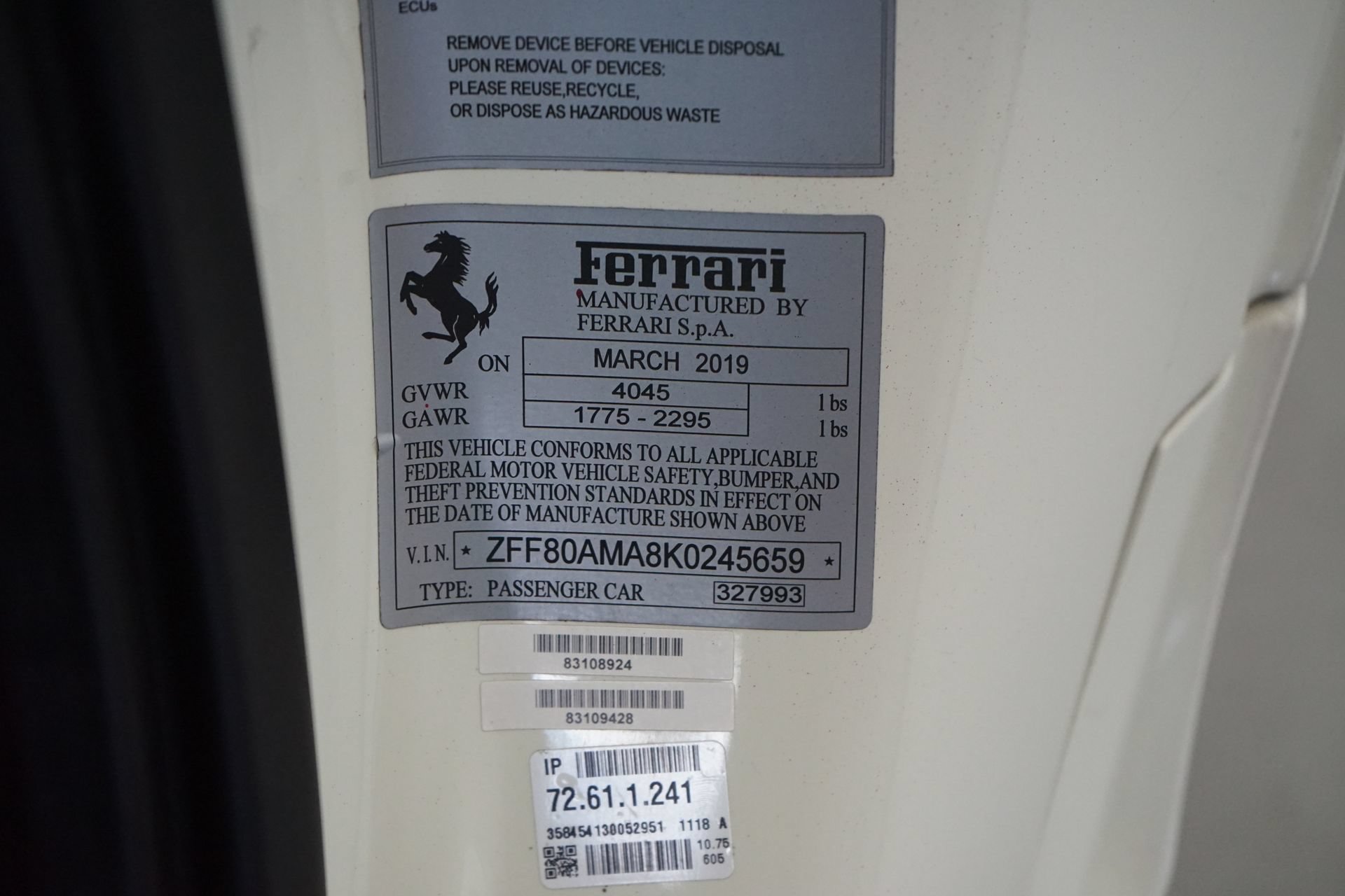 Used 2019 Ferrari 488 Spider RWD image 27