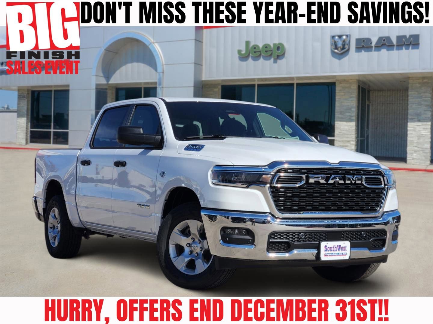 New 2026 RAM 1500 4x4 Crew Cab image 1