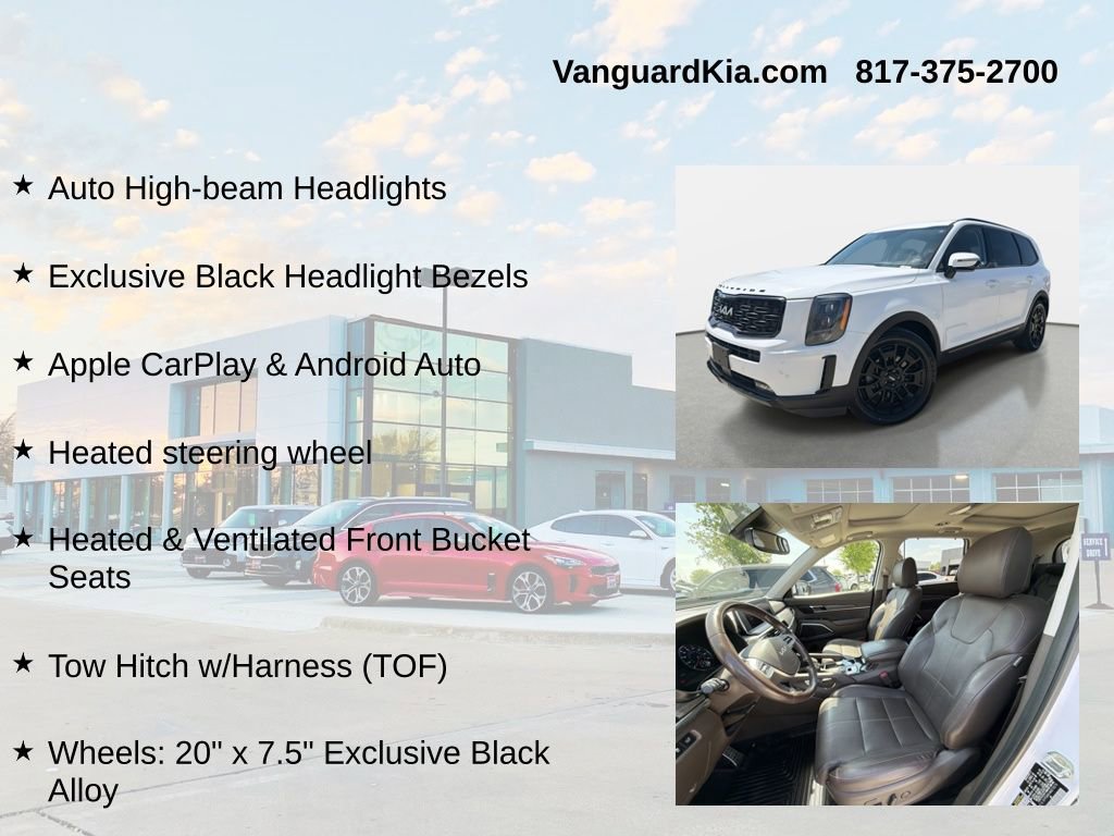 Certified 2022 Kia Telluride SX w/ Nightfall Edition Package image 12