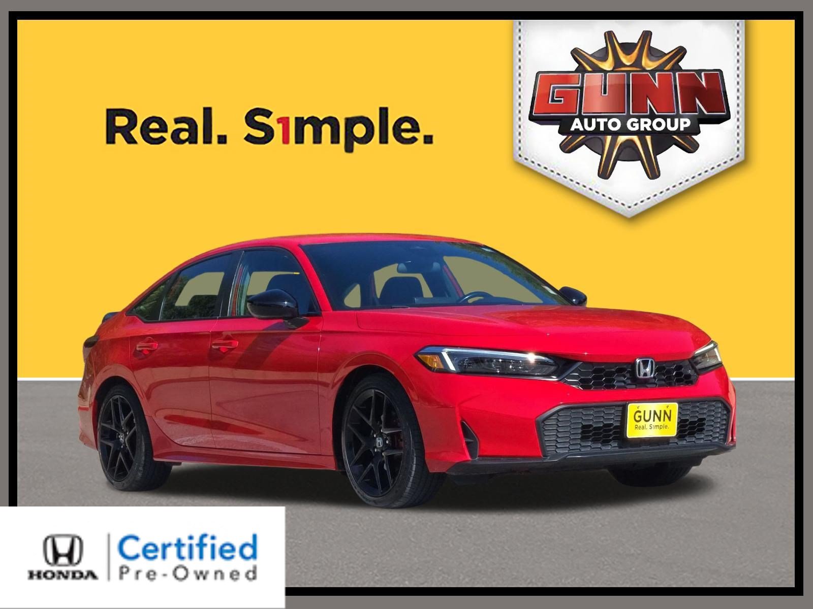 Certified 2025 Honda Civic Sport