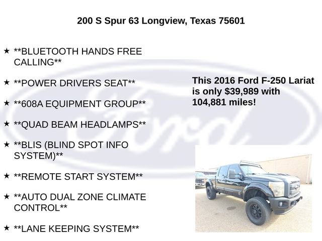 Used 2016 Ford F250 Lariat w/ Lariat Ultimate Package image 15