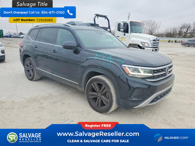 Used 2021 Volkswagen Atlas SEL AWD/4WD image 5