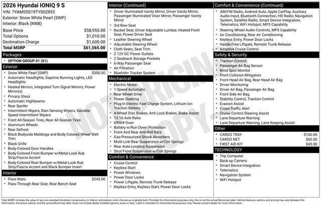 New 2026 Hyundai Ioniq 9 S image 34