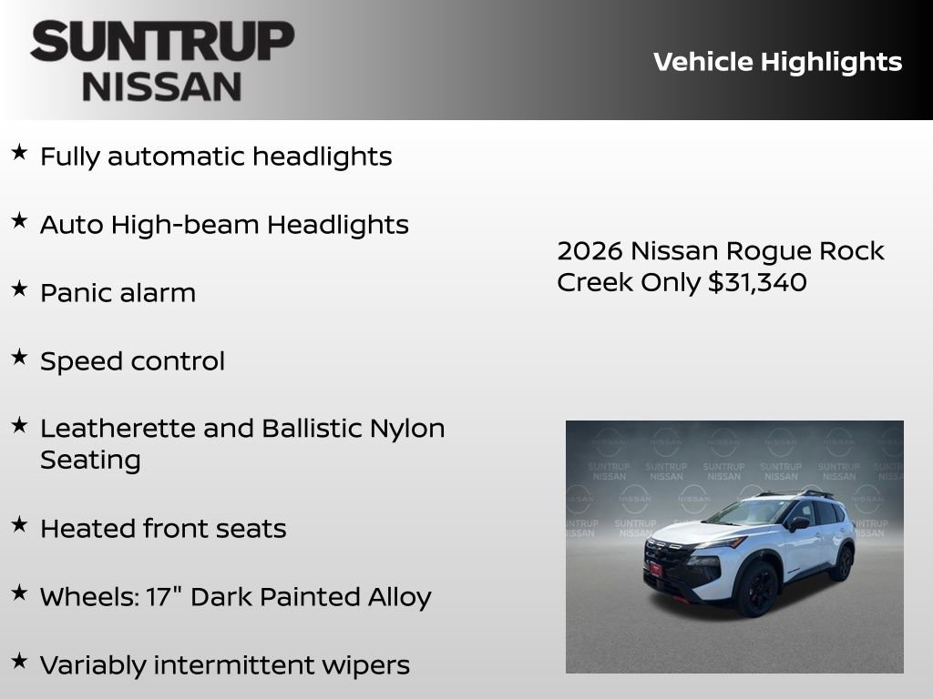 New 2026 Nissan Rogue SV AWD/4WD image 30