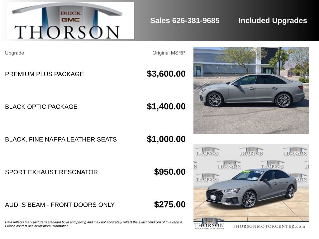 Used 2021 Audi S4 Premium Plus w/ Premium Plus Package AWD/4WD image 6