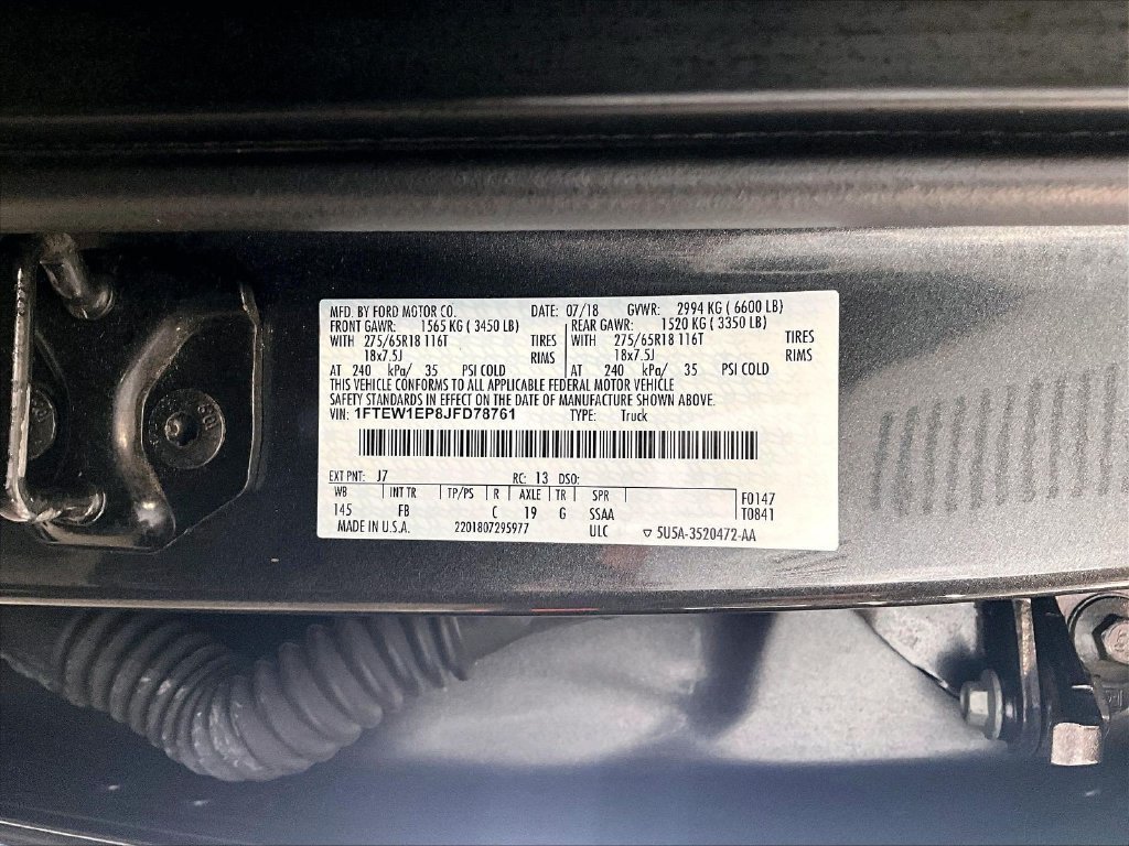 Used 2018 Ford F150 XLT w/ Equipment Group 302A Luxury AWD/4WD image 37