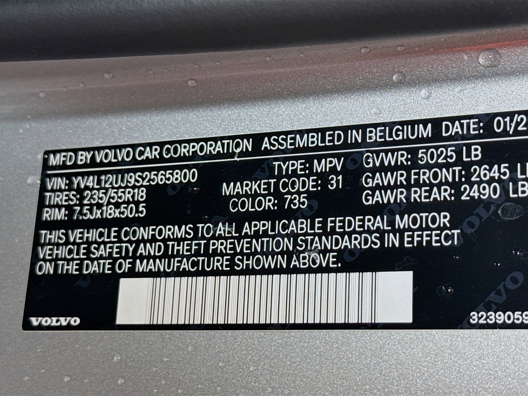 Used 2025 Volvo XC40 B5 Core image 40