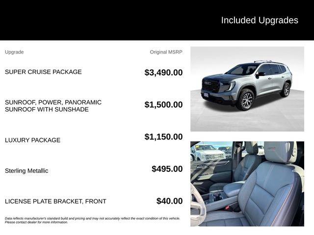 Certified 2024 GMC Acadia AT4 w/ Super Cruise Package AWD/4WD image 5