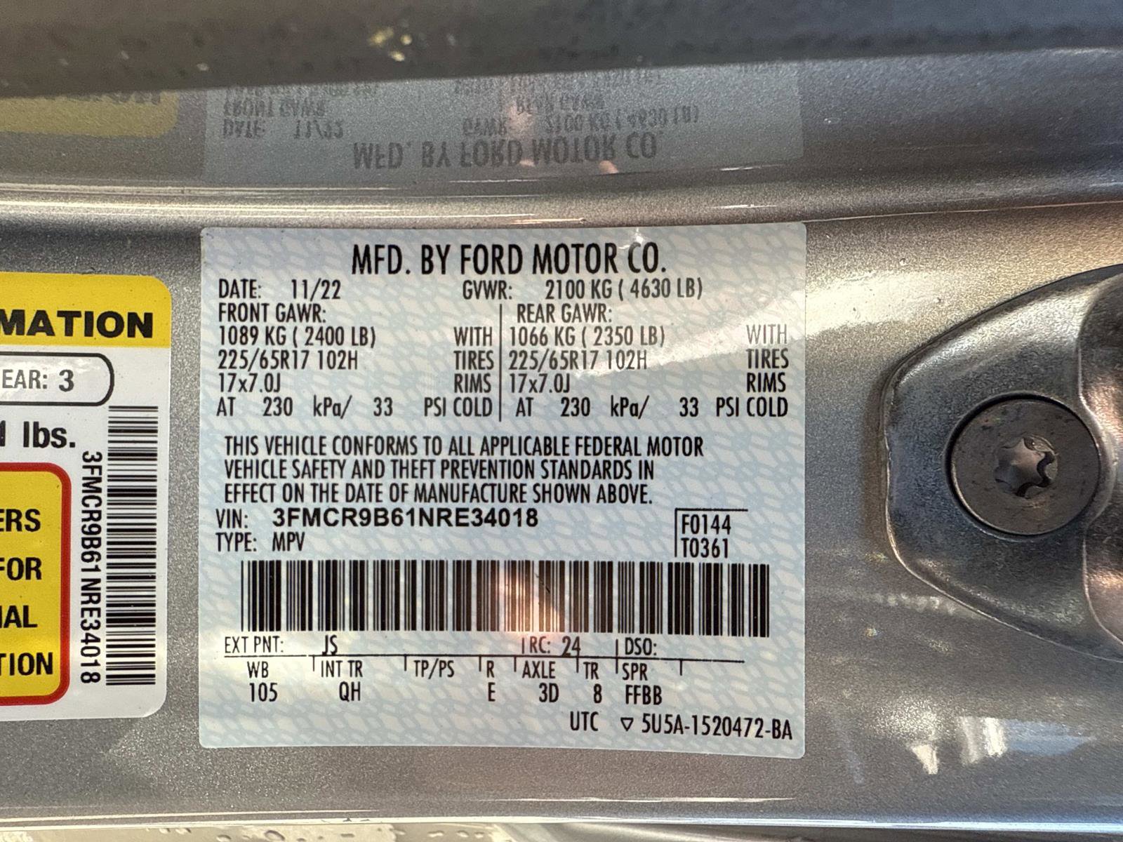 Used 2022 Ford Bronco Sport Big Bend w/ Convenience Package image 34