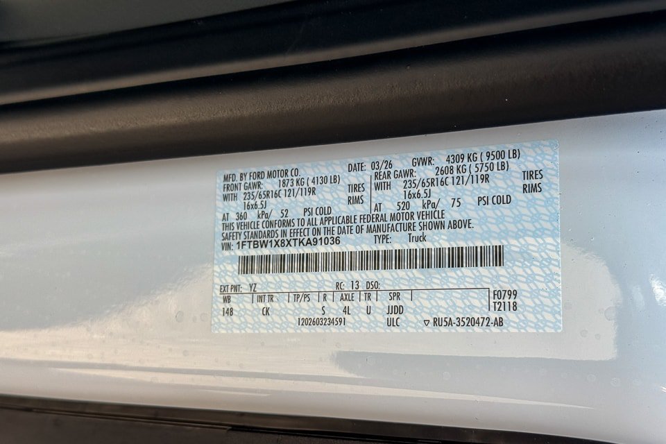 New 2026 Ford Transit 350 148 High Roof w/ Exterior Upgrade Package RWD image 19
