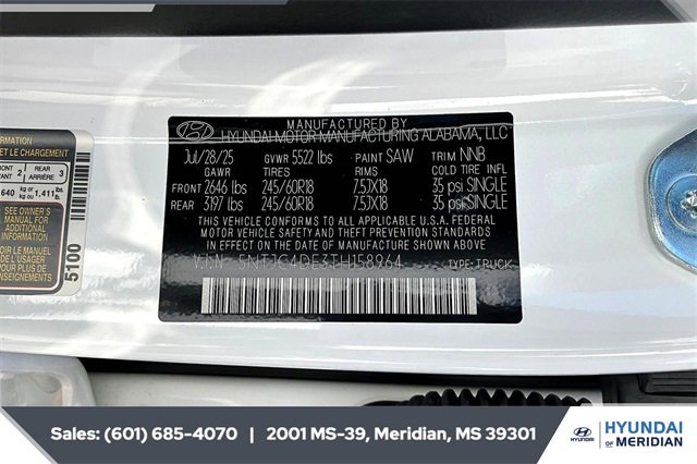 New 2026 Hyundai Santa Cruz SEL image 7