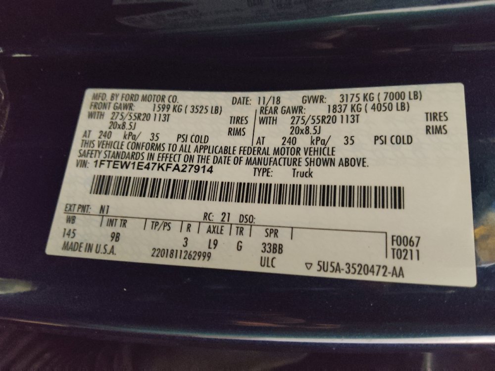 Used 2019 Ford F150 Platinum w/ Equipment Group 701A Luxury AWD/4WD image 33