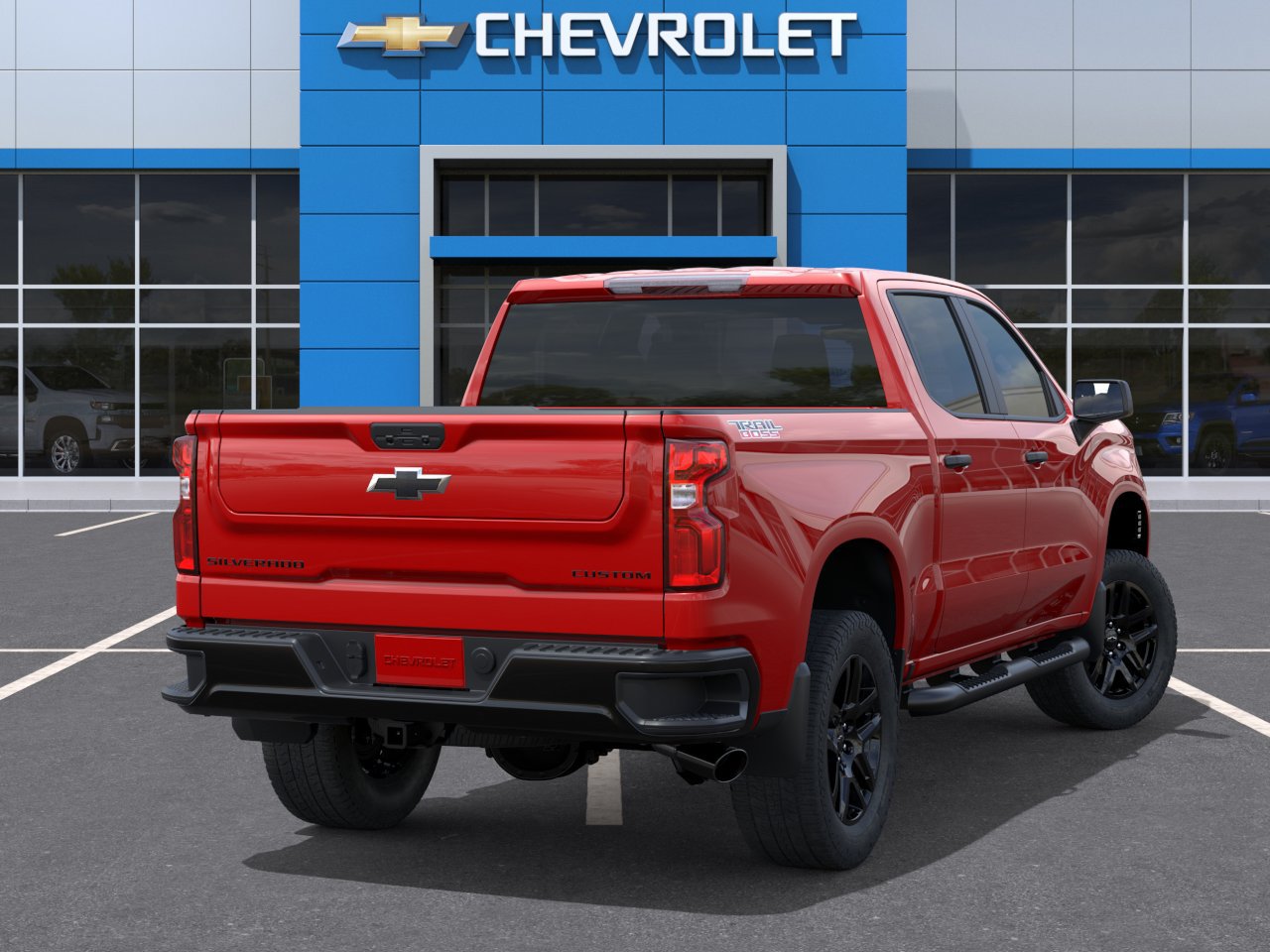 New 2026 Chevrolet Silverado 1500 Custom Trail Boss w/ Turbomax Blackout Package AWD/4WD image 4
