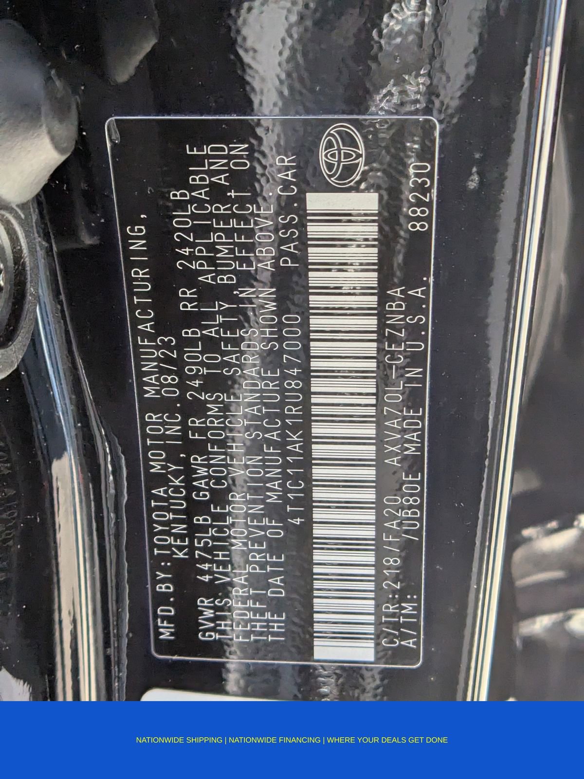 Used 2024 Toyota Camry LE image 38