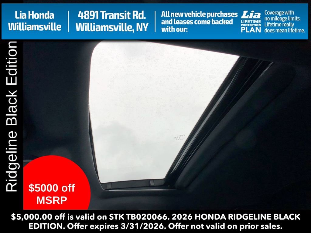 New 2026 Honda Ridgeline Black Edition image 23