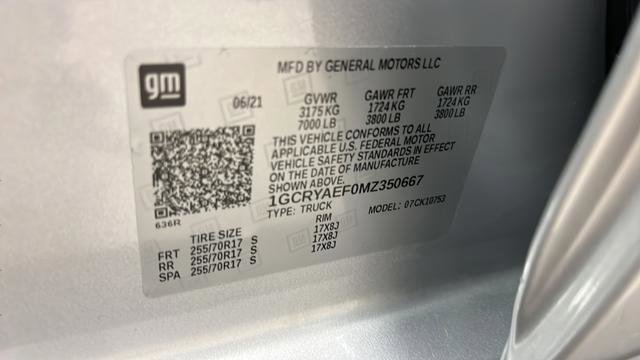 Used 2021 Chevrolet Silverado 1500 W/T w/ WT Value Package image 29