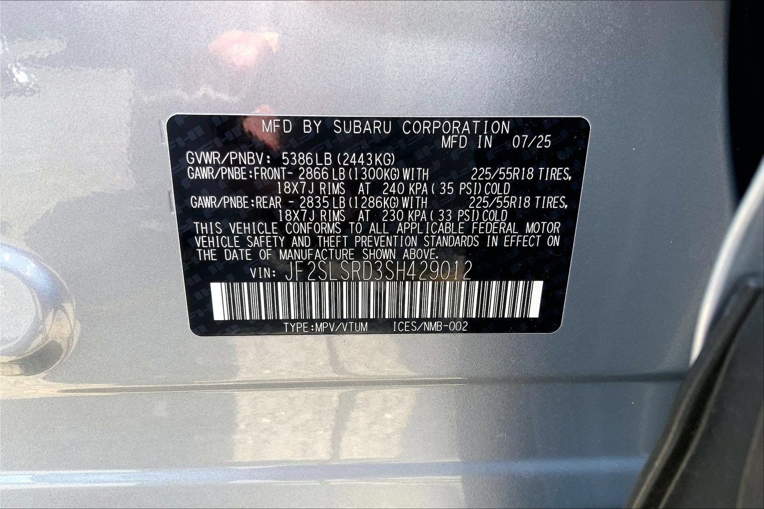 Certified 2025 Subaru Forester Limited AWD/4WD image 33