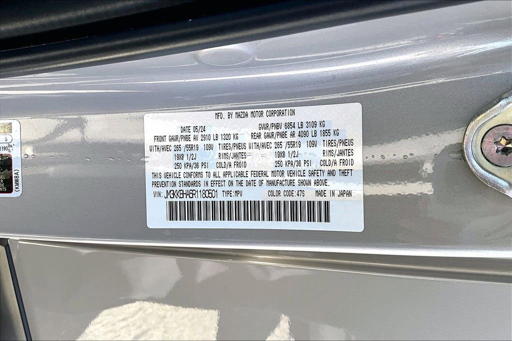 Certified 2024 MAZDA CX-90 Plug-In Hybrid w/ Preferred AWD/4WD image 17