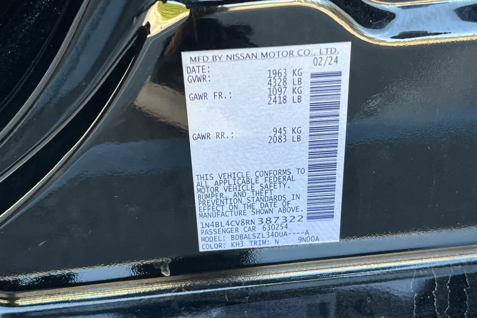 Used 2024 Nissan Altima 2.5 SR FWD image 36