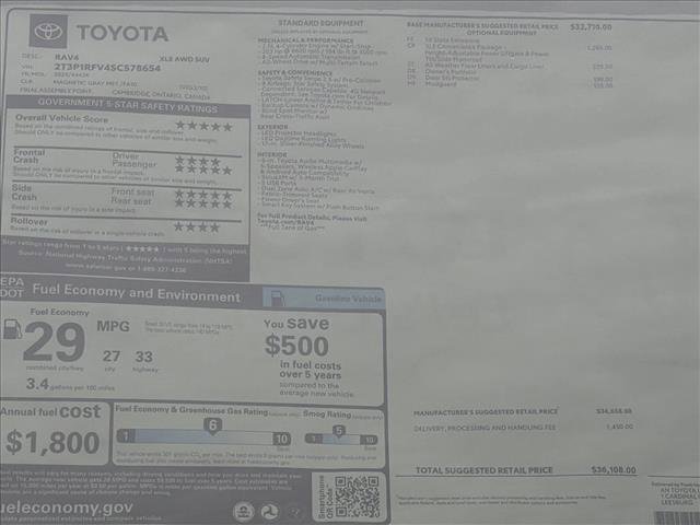 New 2025 Toyota RAV4 XLE image 25