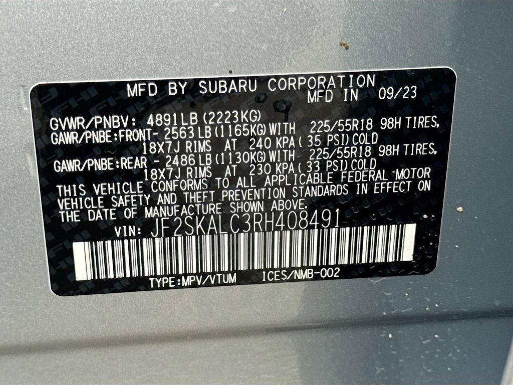 Certified 2024 Subaru Forester Limited AWD/4WD image 46