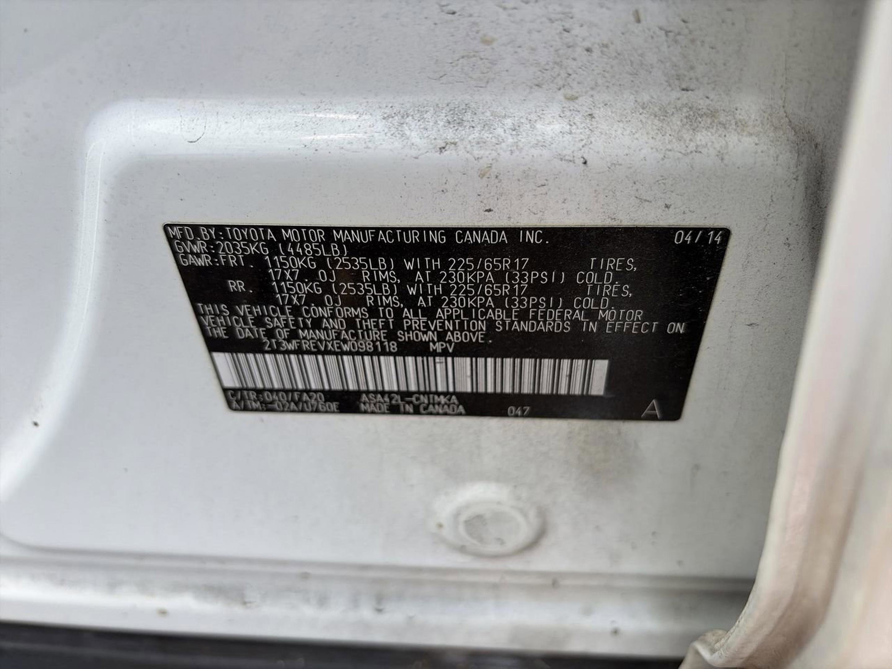 Used 2014 Toyota RAV4 XLE FWD image 23