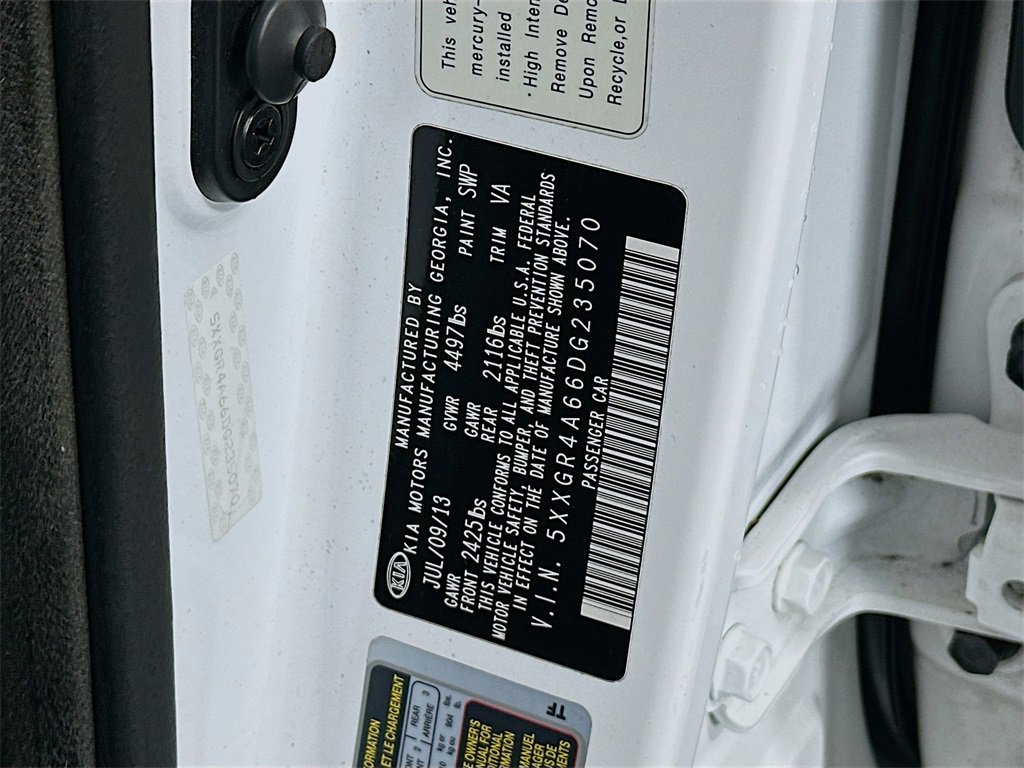 Used 2013 Kia Optima SX w/ Limited Pkg image 31