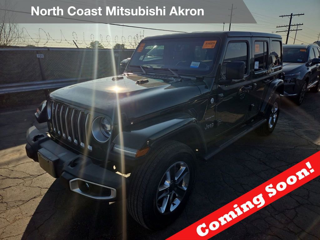 Used 2021 Jeep Wrangler Unlimited Sahara w/ Uconnect 4C Nav & Sound Group