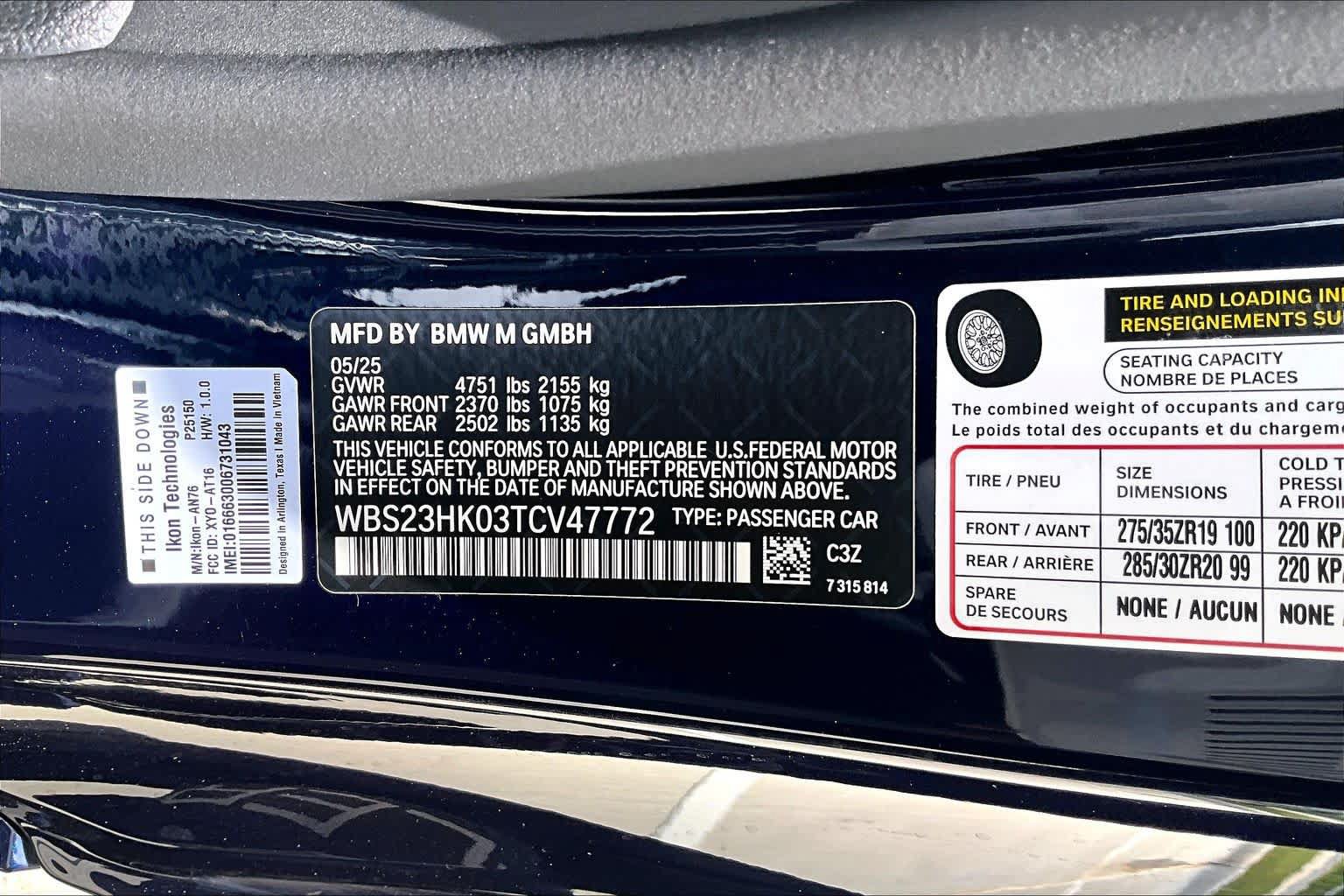 Used 2026 BMW M4 Competition w/ Executive Package RWD image 31