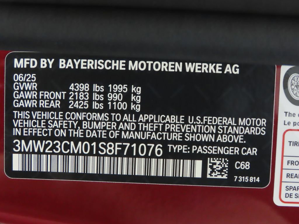 Certified 2025 BMW 230i Coupe w/ M Sport Package RWD image 33