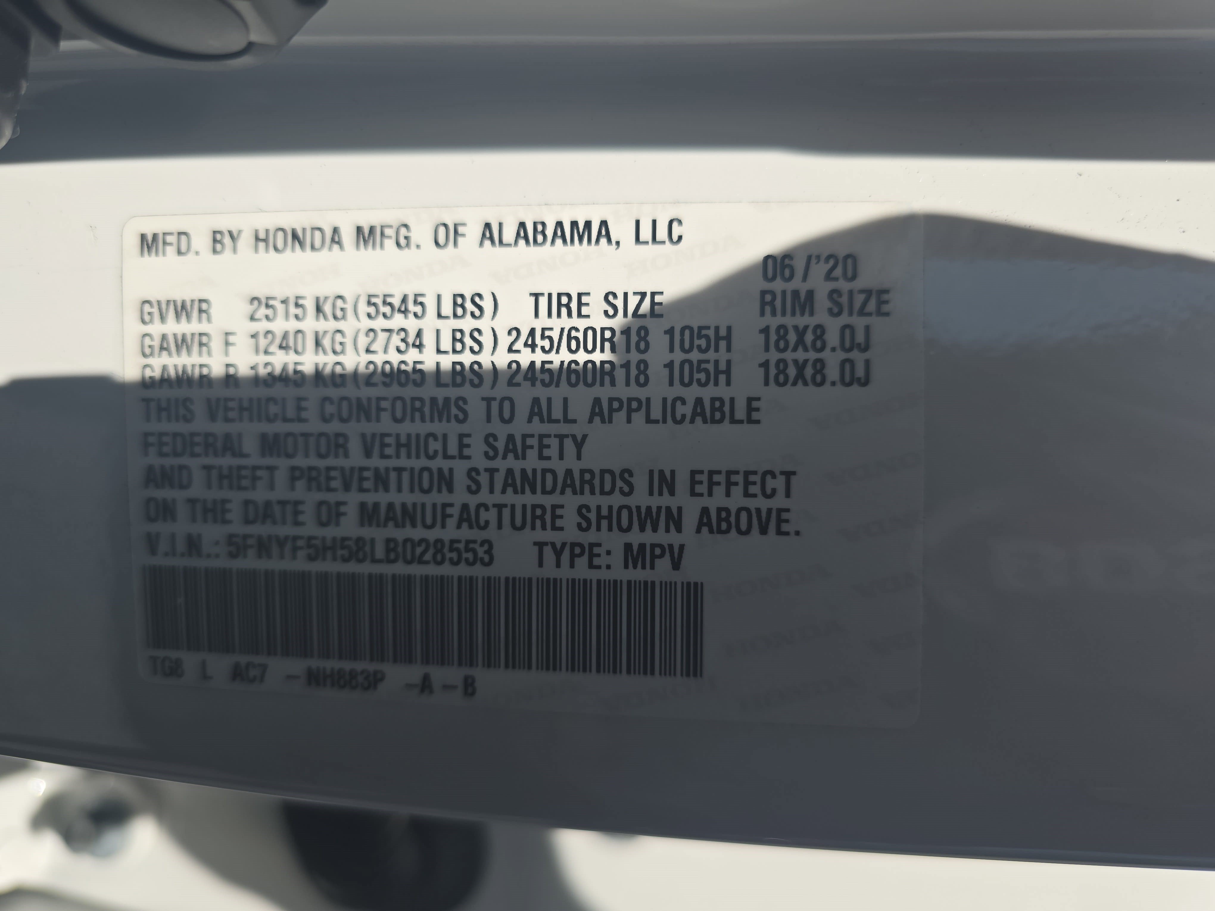 Used 2020 Honda Pilot EX-L image 37
