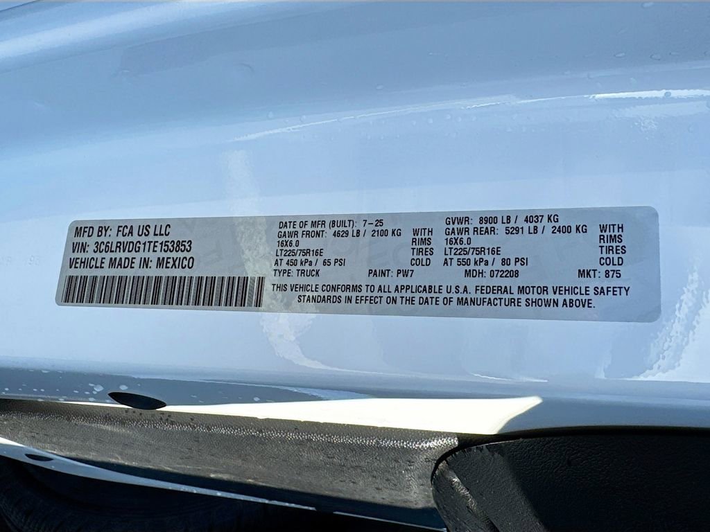Used 2026 RAM ProMaster 2500 w/ Convenience Group FWD image 25