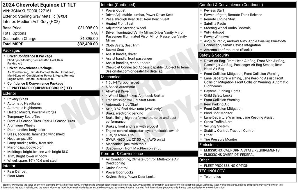 Used 2024 Chevrolet Equinox LT image 2