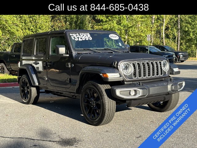 Certified 2025 Jeep Wrangler Unlimited Sahara w/ Safety Group AWD/4WD image 3