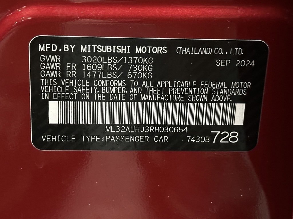 Used 2024 Mitsubishi Mirage ES image 33
