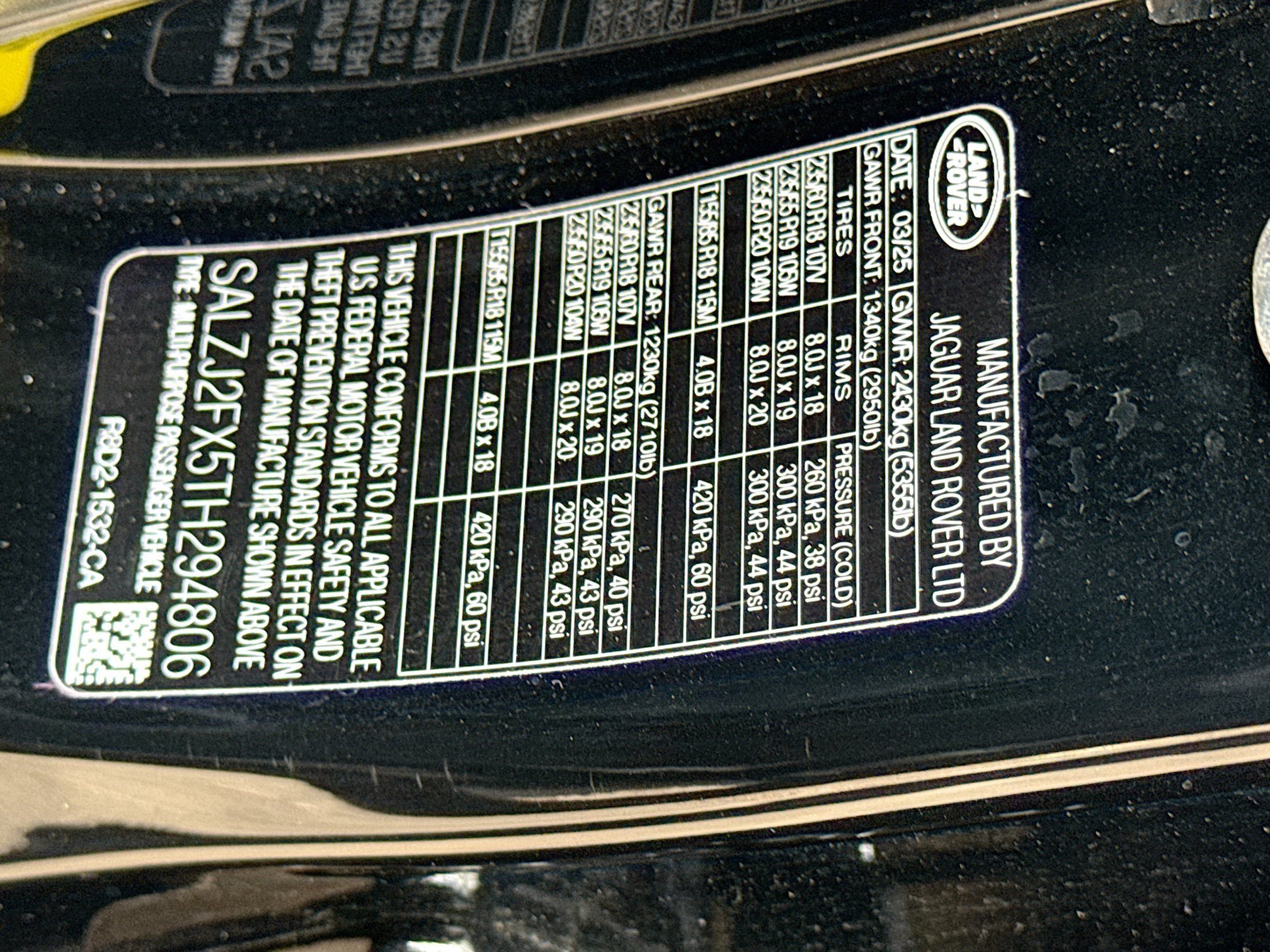 Used 2026 Land Rover Range Rover Evoque S AWD/4WD image 43