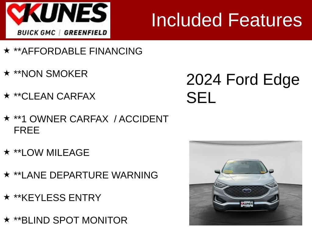 Used 2024 Ford Edge SEL AWD/4WD image 3