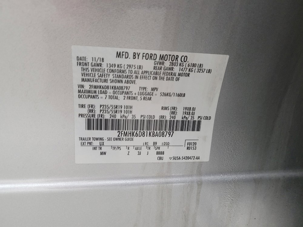 Used 2019 Ford Flex Limited AWD/4WD image 33