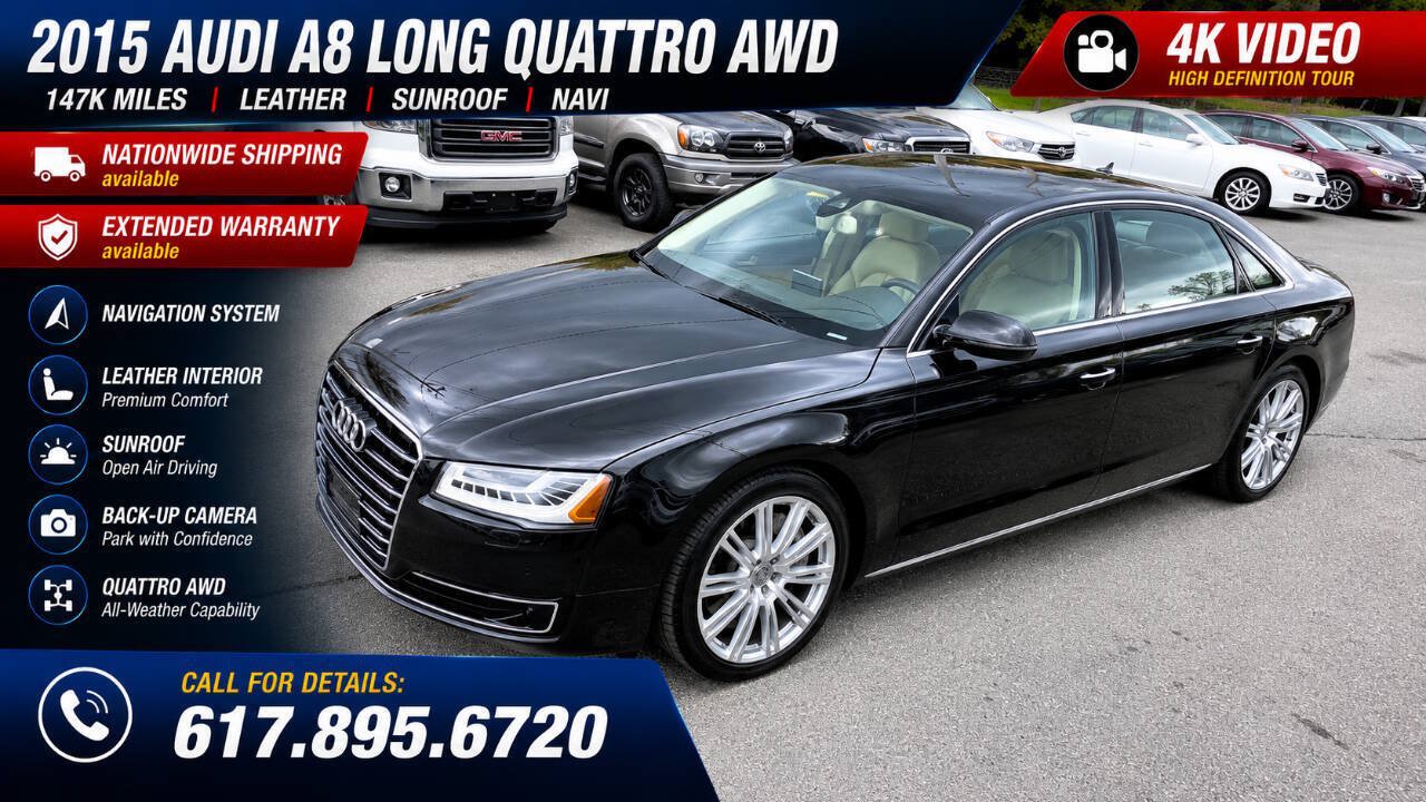 Used 2015 Audi A8 L 4.0T w/ Premium Package AWD/4WD image 1