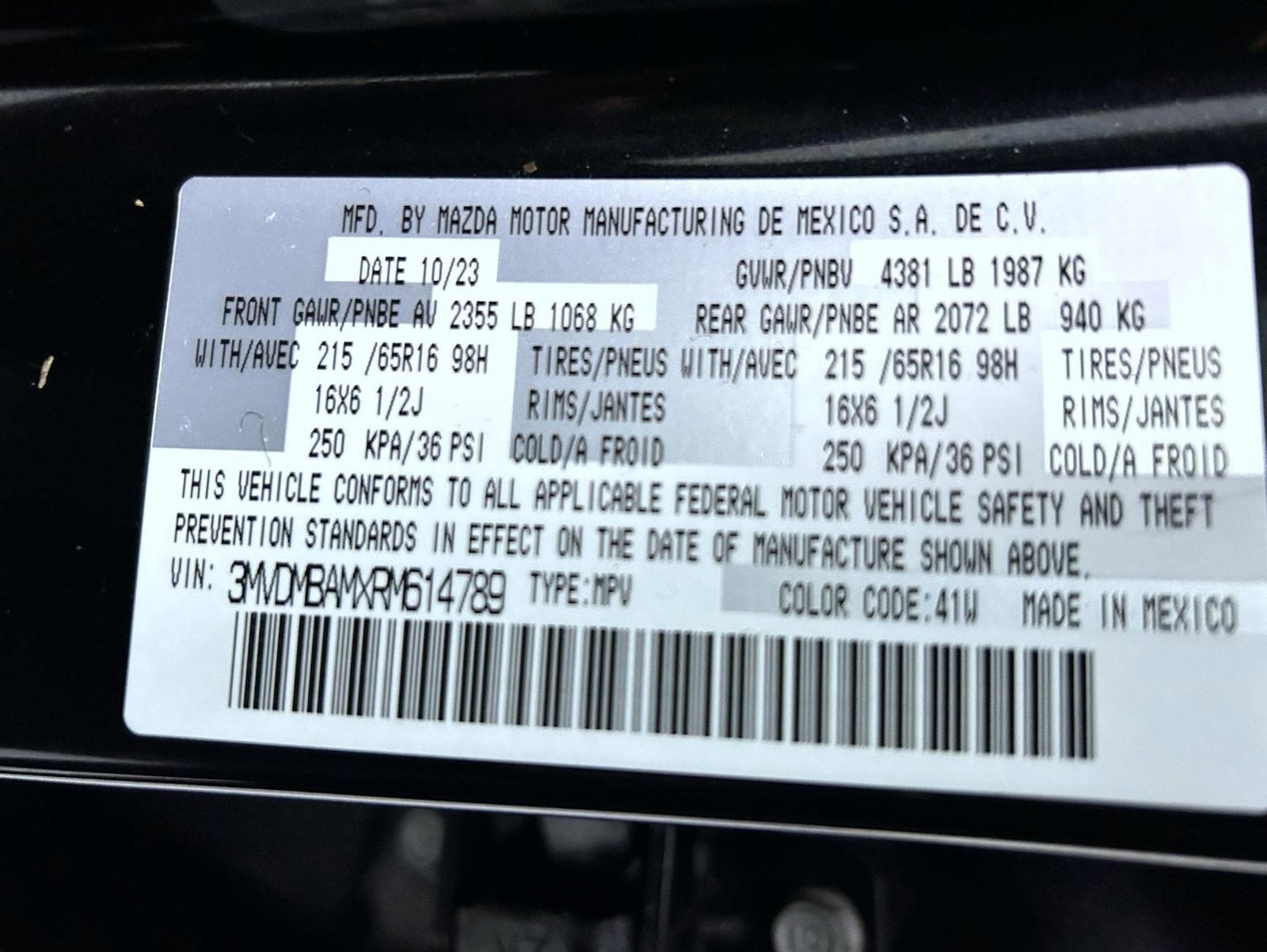 Certified 2024 MAZDA CX-30 AWD 2.5 S image 25