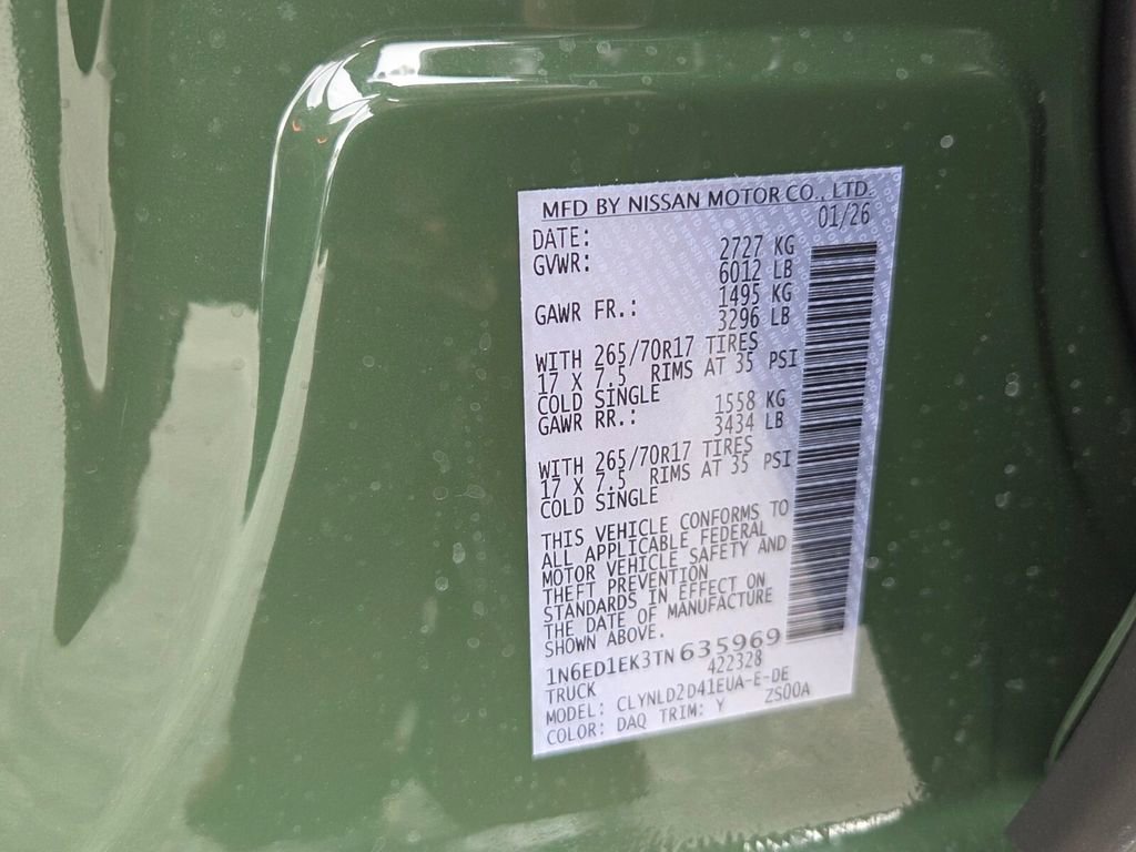 New 2026 Nissan Frontier PRO-4X w/ Pro Premium Package image 4