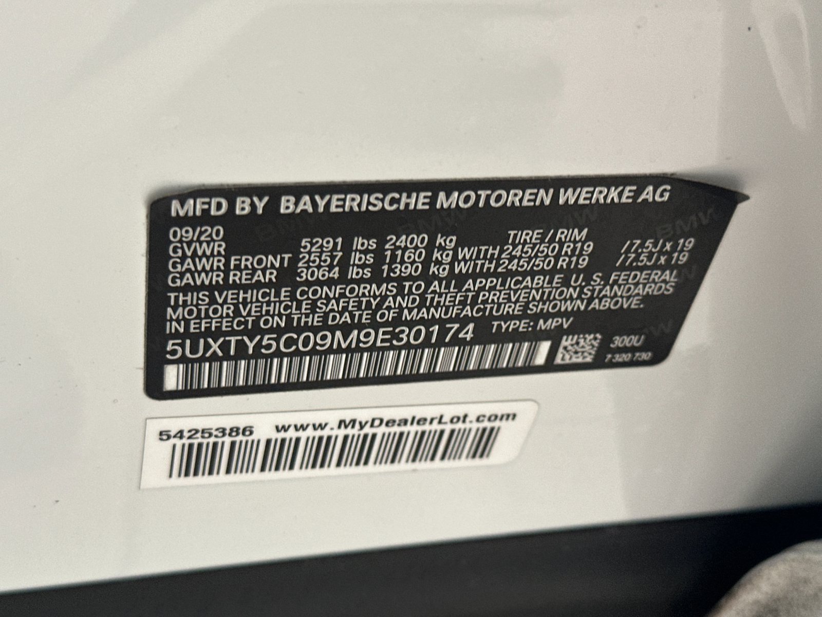 Used 2021 BMW X3 xDrive30i w/ Convenience Package AWD/4WD image 28