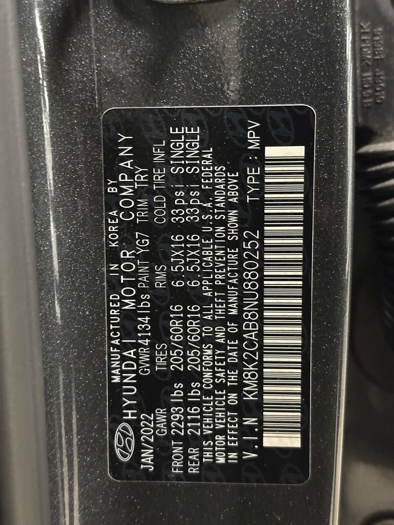 Used 2022 Hyundai Kona SE AWD/4WD image 29